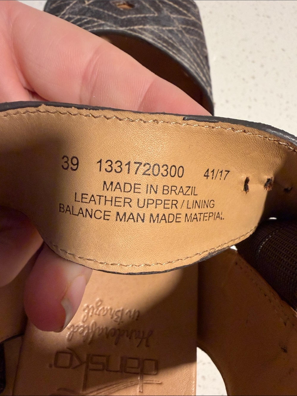 Dansko Metallic Bronze Wedge Sandals - Picture 6 of 6